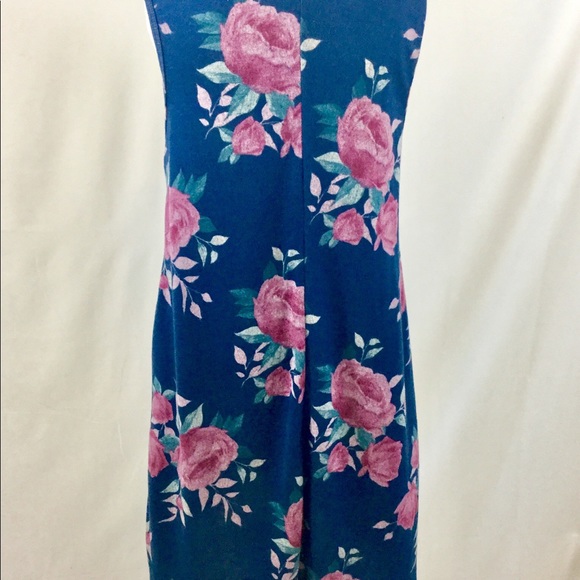 Sleeveless Long Floral Print Vest with Pockets - Picture 2 of 4